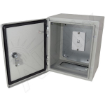 Altelix TBS12-1 12x10x6 Steel Outdoor Weatherproof NEMA 4X Phone Call Box with Emergency Phone Label (1)