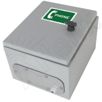 Altelix TBS12-2 12x10x6 Steel Outdoor Weatherproof NEMA 4X Phone Call Box with Service Phone Label (0)