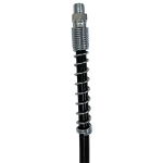 American Lube TIM-4320-TP 12" Standard Duty Thermoplastic Whip Hose, 1/8" NPT (M) x 1/8" NPT (M) (1)