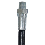American Lube TIM-4320-TP 12" Standard Duty Thermoplastic Whip Hose, 1/8" NPT (M) x 1/8" NPT (M) (2)