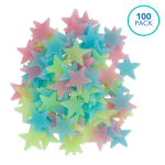 AmScope ACC-STAR AmScope 1.85" Hollow Glow in the Dark Stars 40PC and 1.18" Glow in the Dark Stars 100PC w/ Double-Sided Adhesive Foam Tapes (2)