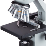 AmScope B100-MS B100 Series Biological Binocular Compound Microscope with 20W Halogen, Mechanical Stage and Optional Digital Camera (5)