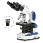 AmScope B270A-KT-3M B270 Series Advanced Student & Professional Binocular Compound Microscope 40X-1600X w/ 3MP USB 2.0 Color CMOS C-mount Camera, one set of 50 pack blank slides, 100 pack cover slips and 25 transfer pipe (2)