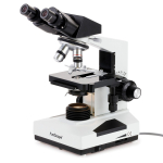 AmScope B490-LED-E Professional LED Biological Binocular Compound Microscope 40X-1000X Magnification w/ 3D Mechanical Stage and 1MP Camera (0)