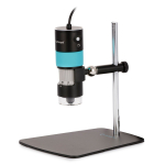 AmScope HHD1300-QSMS10 1.3 MP Professional Handheld Digital USB Microscopes w/ 10X-280X Magnification, LED Ring Illuminator, and Ball-Joint Stand (3)