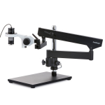 AmScope HHD2100HD-ASB HHD Series All-In-One 2.1MP Professional Polarizing 1080p Handheld Digital HDMI Microscope w/ 10X-280X + LED Ring Illuminator + Articulating Arm Base Plate (7)