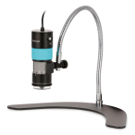 AmScope HHD1300-QSMS10 1.3 MP Professional Handheld Digital USB Microscopes w/ 10X-280X Magnification, LED Ring Illuminator, and Ball-Joint Stand (5)