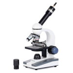 AmScope M150C-MS-WF Monocular Compound Microscope 40X-1000X Magnification Student Portable + Mechanical Stage + Wi-Fi 2.0MP Digital Eyepiece Camera (0)