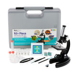 AmScope M30-ABS-KT2-EXCL1 IQCrew Strater KIDS Student Compound Microscope Kit 120X-240X-300X-480X-600X-1200X w/ Metal Arm and Experiment Cards (1)