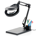 AmScope MAGLED-80-TT 2.375X Magnification 5" Lens 80 LED 10W Tabletop Magnifying Lamp (1)
