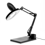 AmScope MAGLED-80-TT 2.375X Magnification 5" Lens 80 LED 10W Tabletop Magnifying Lamp (0)