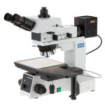 AmScope ME600TB-5M Brightfield, Darkfield and Polarizing Metallurgical Upright Trinocular Compound Microscope 50X-1000X Magnification w/ Large-Format Stage and 5MP USB 2.0 C-mount Camera (0)