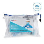 AmScope PPE-10PK 50+ Piece Personal Protection Equipment Kit for Business, Travel, Office and Home, 10 Sets (6)