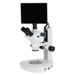 AmScope SF-2TRAX-TP Trinocular Stereo Microscope 4X-50X Magnification on Track Stand w/ Dual-illumination and 9.7" Touchscreen Imaging System (0)