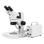 AmScope SM-1BRYY-30WR-14M3 SM-1 Series Super Widefield Zoom Binocular Stereo Microscope 7X-135X w/ 30W LED Fiber Optic Ring Light and 14MP USB 3.0 C-mount Camera on Track Stand (0)