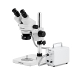 AmScope SM-1BSX-30WR-M SM-1 Series Inspection and Dissecting Zoom Binocular Stereo Microscope 3.5X-45X w/ 30W LED Fiber Optic Ring Light and 1.3MP USB 2.0 C-mount Camera on Compact Pillar Stand (0)