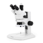 AmScope SM-1TRZZ-80S-HD2GS SM-1 Series Zoom Trinocular Stereo Microscope 3.5X-180X w/ 80 LED Compact Ring Light and 2MP HDMI Global Shutter CMOS C-Mount Camera on Track Stand (1)