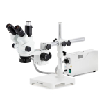 AmScope SM-3NTPX-FOD-8M SM-3 Series Simul-Focal Lockable Zoom Trinocular Stereo Microscope 3.5X-45X w/ 150W Halogen Dual Gooseneck Lights and 8MP USB 2.0 C-mount Camera on Single Arm Boom Stand (0)