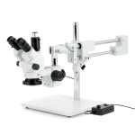 AmScope SM-4NTPX-144-3M SM-4 Series Trinocular Stereo Microscope 3.5X-45X Magnification with 144 LED Ring Light and 3MP USB 2.0 (0)
