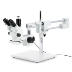 AmScope SM-4NTPZ-FRL-18M3 SM-4 Series Simul-Focal Lockable Zoom Trinocular Stereo Microscope 3.5X-90X with 8W Ring Light and 18MP USB 3.0 (0)
