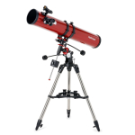 AmScope TLS-PEQ-114900 AmScope Reflector EQ Telescope with Equatorial Mount, 114mm Aperture, 900mm Focal Length, Stainless Steel Tripod and Red Dot Finder (0)