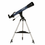 AmScope TLS-T70700B AmScope 35X-525X 70mm f/10 Refractor Telescope with 2-Section Altazimuth Tripod, Blue Finish (0)