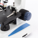 AmScope M158C M158 Series Student Cordless Monocular Compound Microscope 40X-1000X Magnification with Metal Frame, Glass Lenses and Coarse and Fine Focus (4)