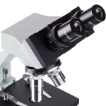 AmScope B100-PB10 B100 Series Biological Binocular Compound Microscope with 20W Halogen, Prepared, Blank Slide Kit and Optional Digital Camera (6)