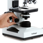 AmScope B490-LED-E Professional LED Biological Binocular Compound Microscope 40X-1000X Magnification w/ 3D Mechanical Stage and 1MP Camera (7)