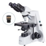 AmScope B660B-E1 B660 Series Professional Biological Binocular Compound Microscope 40X-2000X w/ 20W Halogen Kohler Illumination, 3D Mechanical Stage and 1MP Digital Camera (1)