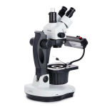 AmScope GM400TY GM400 Series Advanced Jewel Gem Zoom Trinocular Stereo Microscope 7X-90X Magnification on Track Stand (5)