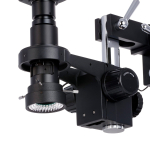 AmScope H800-DAB-96S-AF2 H800 Series Zoom Inspection Monocular Stereo Microscope 0.7X-5X on Double-Arm Boom-Stand w/ LED Ring Light and 1080P 2MP HDMI Auto-focus Camera (1)