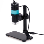 AmScope HHD1300-QSMS10 1.3 MP Professional Handheld Digital USB Microscopes w/ 10X-280X Magnification, LED Ring Illuminator, and Ball-Joint Stand (6)
