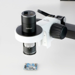AmScope HHD2100HD-ASB HHD Series All-In-One 2.1MP Professional Polarizing 1080p Handheld Digital HDMI Microscope w/ 10X-280X + LED Ring Illuminator + Articulating Arm Base Plate (14)
