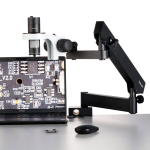 AmScope HHD2100HD-ASB HHD Series All-In-One 2.1MP Professional Polarizing 1080p Handheld Digital HDMI Microscope w/ 10X-280X + LED Ring Illuminator + Articulating Arm Base Plate (13)