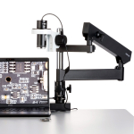 AmScope HHD2100HD-ASB HHD Series All-In-One 2.1MP Professional Polarizing 1080p Handheld Digital HDMI Microscope w/ 10X-280X + LED Ring Illuminator + Articulating Arm Base Plate (18)