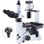 AmScope IN330TB-5M3 IN330 Series Inverted Infinity-Corrected Phase-Contrast Biological Trinocular Compound Microscope 40X-800X w/ 5MP USB 3.0 C-mount Camera (1)