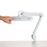 AmScope LMP-72 12W 72 LED Task Lamp on Articulating Arm w/ Table Clamp (1)