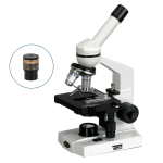AmScope M220C-E5 M220 Series Monocular LED Compound Microscope 40X-1000X Magnification w/ 5MP Digital Camera (1)