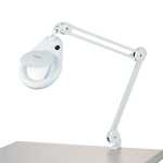 AmScope MAGLED-56-FS 1.75X Magnification 5" Diameter Lens 56 LED 9W Magnifying Lamp w/ Rolling Floor Stand in White (1)