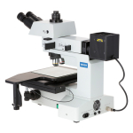 AmScope ME600TB-5M Brightfield, Darkfield and Polarizing Metallurgical Upright Trinocular Compound Microscope 50X-1000X Magnification w/ Large-Format Stage and 5MP USB 2.0 C-mount Camera (6)