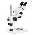 AmScope SM-1BN Zoom Binocular Stereo Microscope 7X-45X Magnification on Compact Pillar Stand (4)