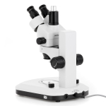 AmScope SM-1TX-RL-3M SM-1 Series Zoom Trinocular Stereo Microscope 3.5X-45X Magnification w/ Dual LED, 3MP USB 2.0 C-mount Camera on Track Stand (7)