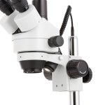 AmScope SM-2TP-HD2 SM-2 Series Simul-Focal Zoom Trinocular Stereo Microscope 7X-45X Magnification w/ Dual Halogen Lights and 2MP HDMI CMOS C-Mount Camera (9)
