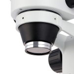 AmScope SM10-W 1X Barlow Lens For SM Stereo Microscopes (48MM), Silver Finish (1)