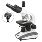 AmScope T360-10M T360 Siedentopf Biological Trinocular Microscope 40X-1000X w/ 1W LED, 3D Stage & 10MP USB 2.0 Camera (1)