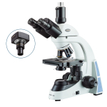 AmScope T550A-18M3 Research Grade Trinocular Biological Compound Microscope 40X-1600X Magnification w/ 18MP USB 3.0 C-mount Camera (1)