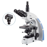 AmScope T570B-10M3 Semi-Plan Biological Research Grade Trinocular Compound Microscope 40X-2000X Magnification w/ 3W LED Kohler Illumination, 3D Mechanical Stage and 10MP USB 3.0 C-mount Camera (1)