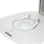 AmScope TS110RA-V220 Large Rounded Microscope Table Stand with Focusing Rack (1)