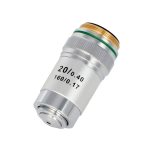 AmScope A20X-YX2-V460 20X Achromatic Microscope Objective (20mm Mounting Thread) (2)